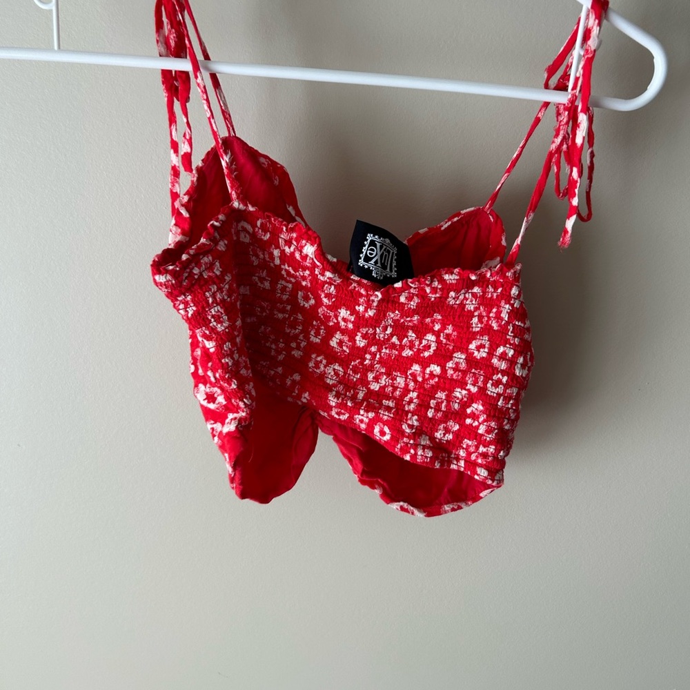Crop top floral